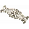 Ornate Rococo Headboard Crest - STL 3D model for CNC