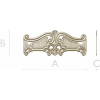 Ornate Rococo Headboard Crest - STL 3D model for CNC
