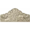 Maiden and Deer Crest - ornate STL headboard panel for CNC carving