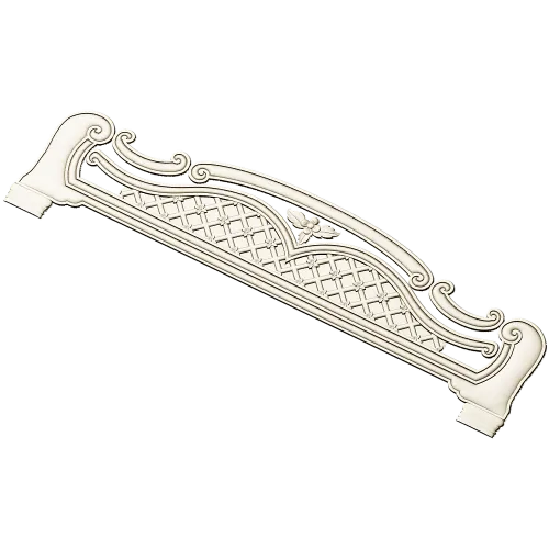 Ornate Arched Headboard STL for CNC - 3D Model for Wood Carving