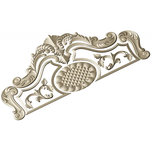 Картуш Людовик - 3D модель STL для ЧПУ