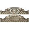 Headboard Frieze STL - Avian Cartouche & Tufted Medallion
