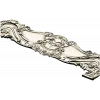 Ornate Rococo Headboard STL 3D Model for CNC