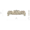 Ornate Rococo Headboard STL 3D Model for CNC