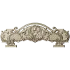 Викторианская корона - 3D модель STL для ЧПУ (спинка)