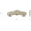 Викторианская корона - 3D модель STL для ЧПУ (спинка)