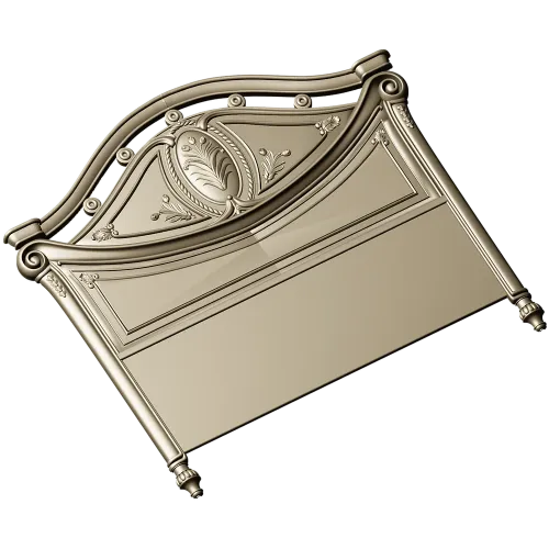 Классическая спинка кровати в стиле неоклассика - 3D модель STL для ЧПУ