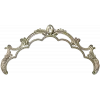 Rococo headboard crest STL for CNC