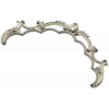 Rococo headboard crest STL for CNC