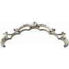 Rococo headboard crest STL for CNC