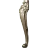 Rococo Rose Cabriole Leg STL for CNC