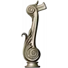 Acanthus Scroll Furniture Leg - STL 3D model for CNC