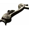 Acanthus Scroll Furniture Leg - STL 3D model for CNC