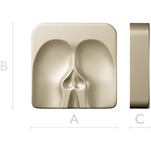 Сиденье с анатомической выточкой - STL модель для ЧПУ