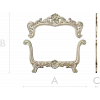 Спинка кресла в стиле рококо - 3D модель STL для ЧПУ