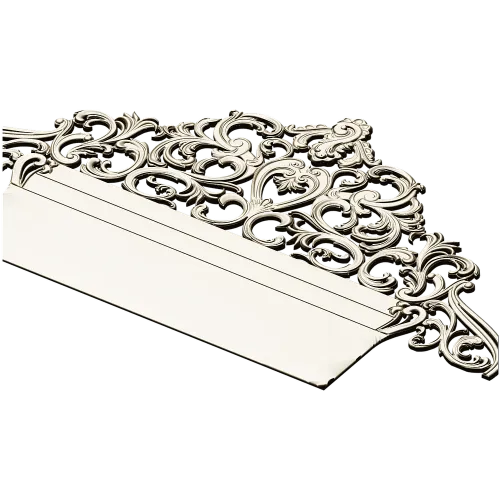 Regal Filigree Headboard Crest - STL 3D model for CNC