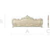 Резная спинка кровати в стиле рококо - STL 3D модель для ЧПУ