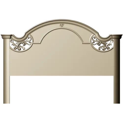 Baroque Arched Headboard STL model for CNC routing