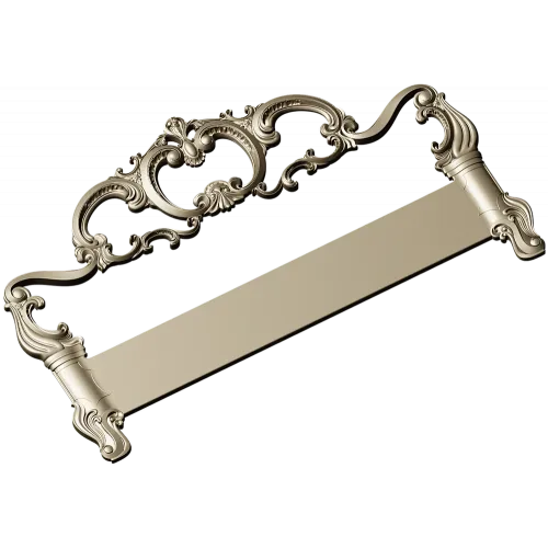 Rococo Headboard STL for CNC Milling