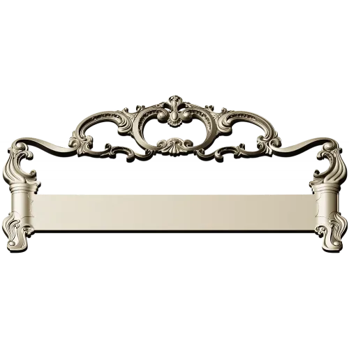 Rococo Headboard STL for CNC Milling