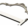 Rococo floral headboard STL for CNC milling