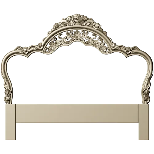 Baroque Headboard Crest - STL 3D Model for CNC Milling