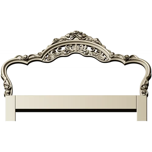 Baroque Headboard Crest - STL 3D Model for CNC Milling