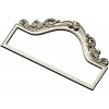 Aurora Rococo Crest - STL 3D model for CNC headboard ornament