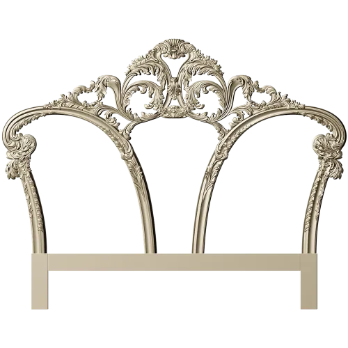 Rococo Triple Arch Headboard STL 3D model for CNC