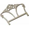 Rococo Triple Arch Headboard STL 3D model for CNC