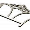 Rococo Triple Arch Headboard STL 3D model for CNC