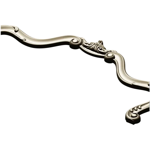 Rococo Headboard Crest STL for CNC