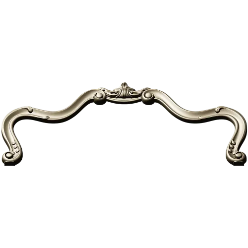 Rococo Headboard Crest STL for CNC