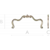 Rococo Headboard Crest STL for CNC