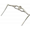 Headboard crest STL for CNC router - ornate pediment 3D model