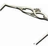 Headboard crest STL for CNC router - ornate pediment 3D model