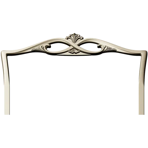 Headboard crest STL for CNC router - ornate pediment 3D model