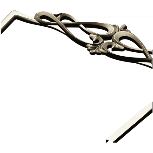 Вензельная корона для спинки кровати - 3D STL модель для ЧПУ