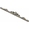 Карниз-накладка "Королевский картуш" - 3D модель STL для фрезера