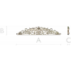 Вензель Версаль - декоративная корона (3D модель STL для ЧПУ)