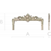 Венец кровати в стиле рококо - 3D модель STL для ЧПУ