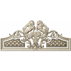 Baroque Headboard Crest - High-Relief STL 3D Model for CNC