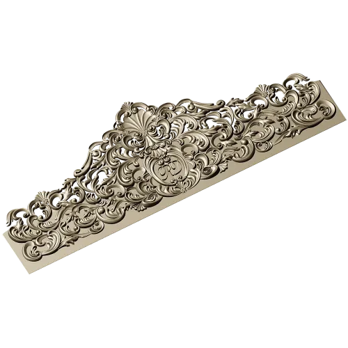Imperial Filigree Crest - STL 3D model for CNC milling