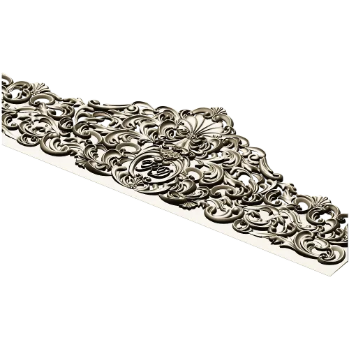 Imperial Filigree Crest - STL 3D model for CNC milling