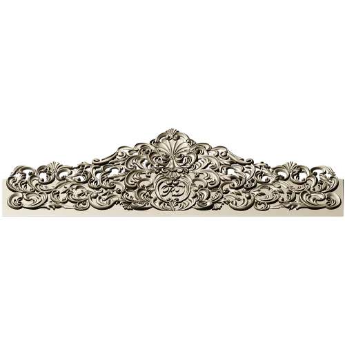 Imperial Filigree Crest - STL 3D model for CNC milling