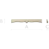 Classic decorative stretcher - STL 3D model for CNC