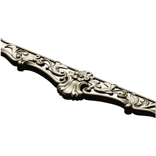 stl модель царги с растительным орнаментом - 3D модель для ЧПУ