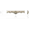 Царга с цветочным картушем - 3D модель STL для ЧПУ