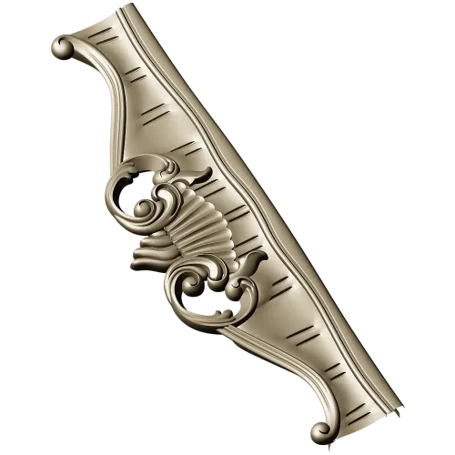 Regal Shell Rocaille Stretcher - STL 3D model for CNC