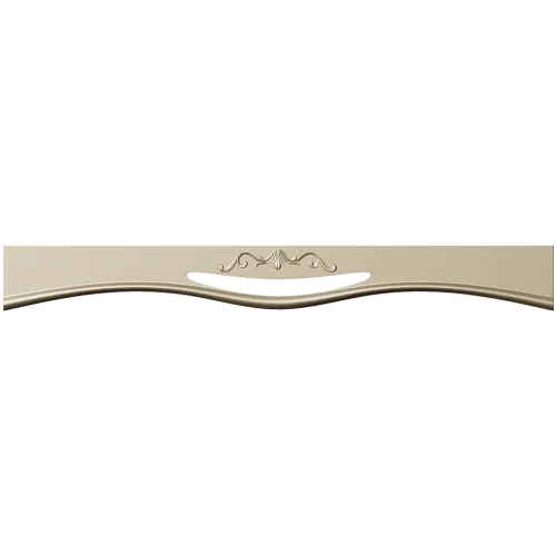 Classic Acanthus Wave Rail - STL 3D model for CNC